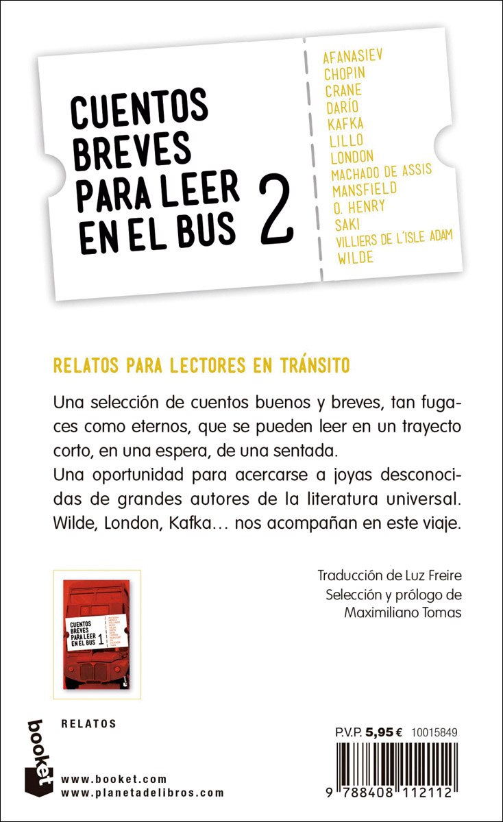 Cuentos breves para leer en el bus 2(Bolsillo) (Tapa blanda) 2