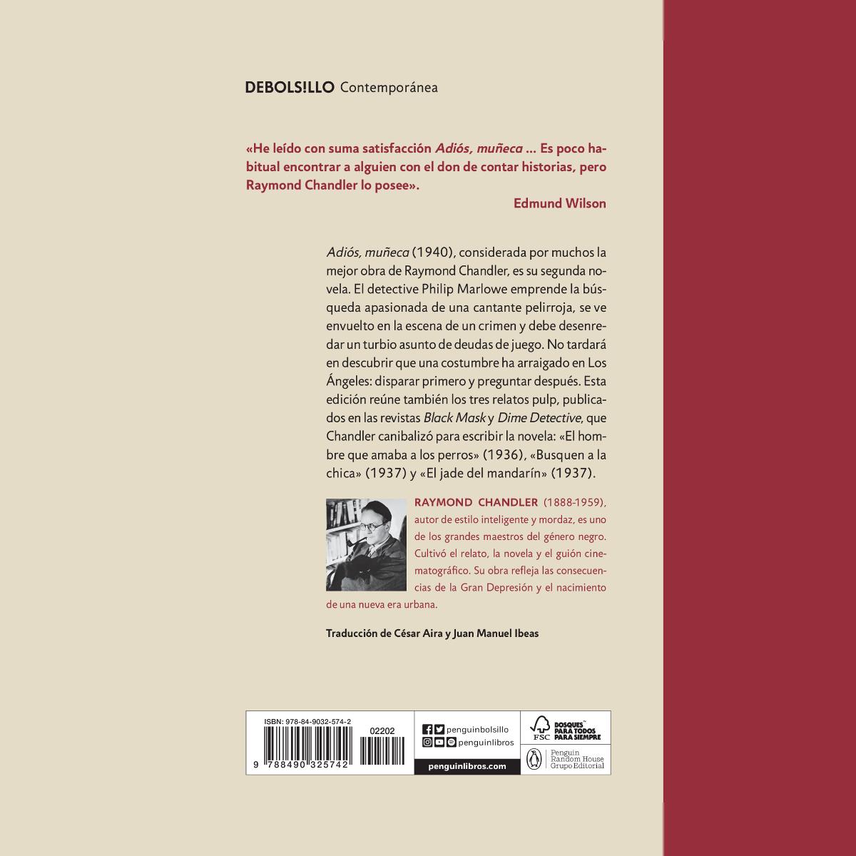 Adiós, muñeca (Philip Marlowe 2)  (Tapa blanda) 2
