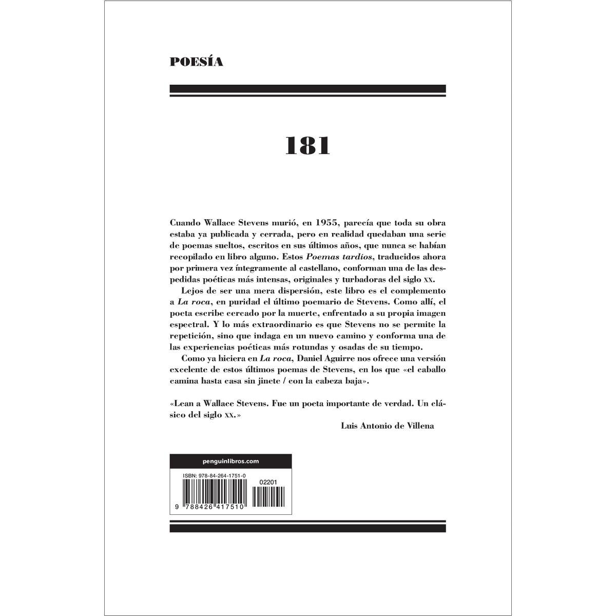 Poemas tardíos (Tapa blanda) 2
