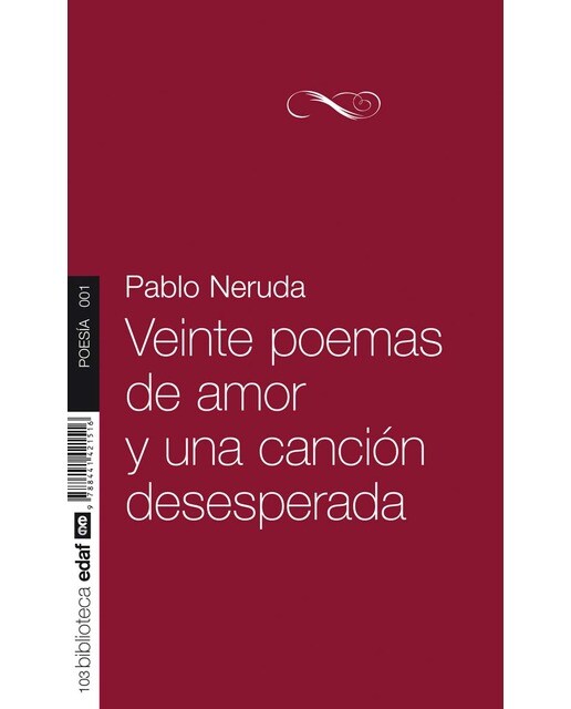 Imagen 0 de Veinte poemas de amor y una canción desesperada  (Tapa blanda con solapas Tapa blanda)