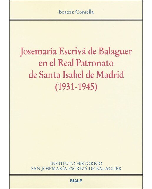 Josemaría Escrivá de Balaguer en el Real Patronato de Santa Isabel de Madrid (Capa mole) 1