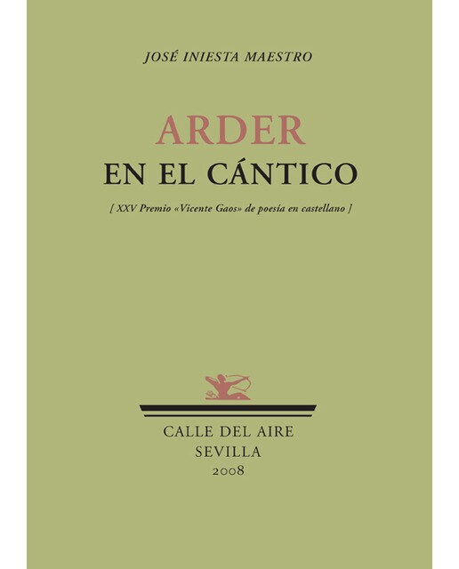 Imagen 0 de Arder en el cantico (Tapa blanda)