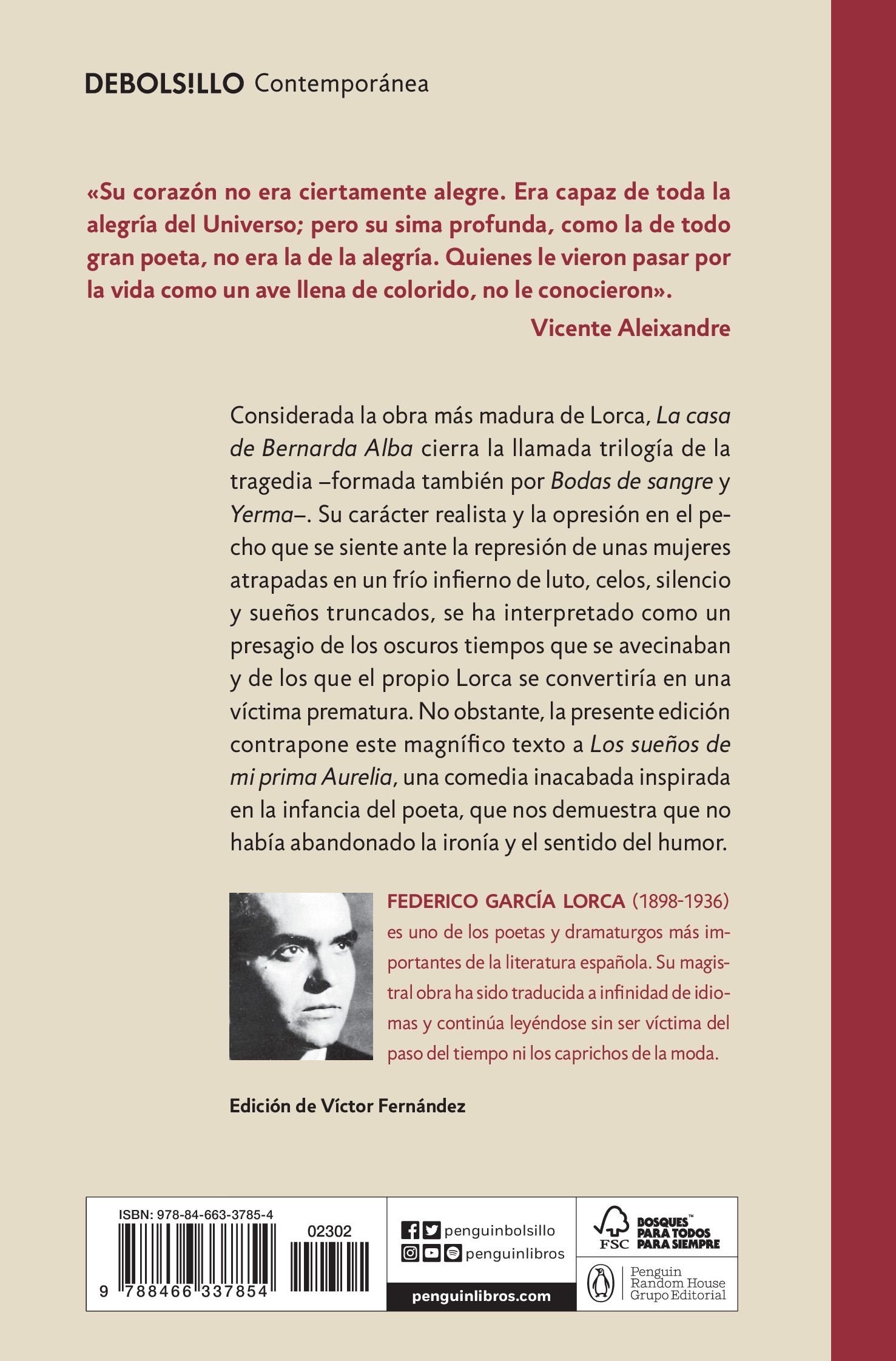 La casa de Bernarda Alba  (Bolsillo) (Tapa blanda) 2