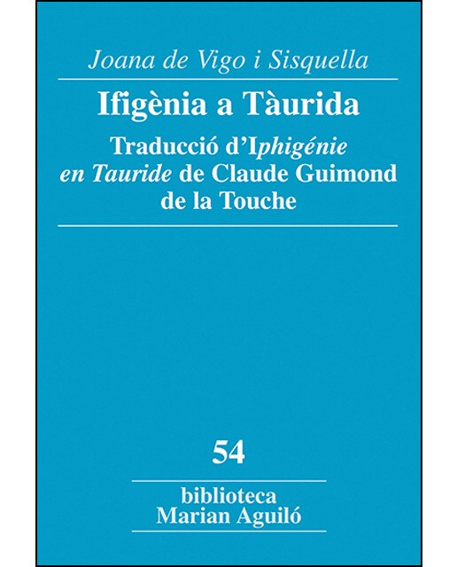 Ifigenia a Tàurida: Traducció d'Iphigeni