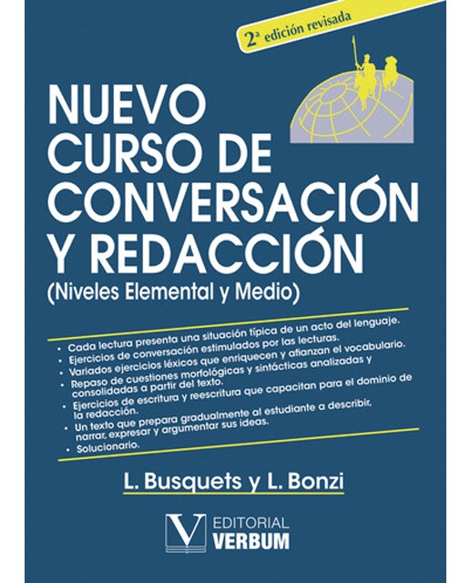 Imagen 0 de Nuevo curso de conversación y redacción (Niveles Elemental y Medio)  (Tapa blanda Tapa blanda con solapas)