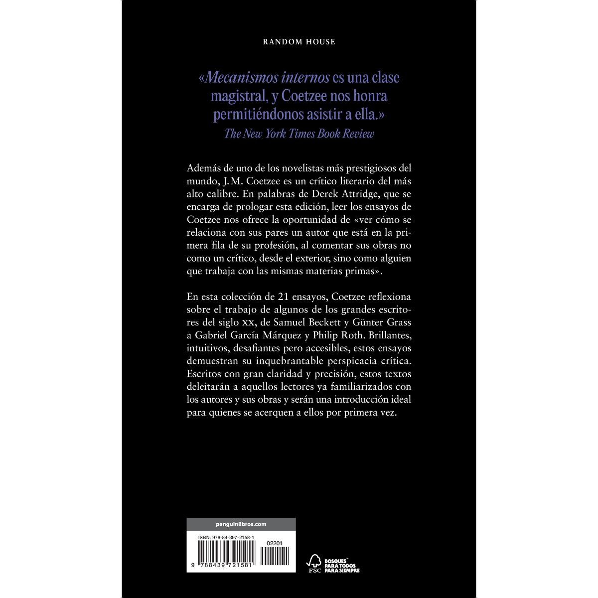 Mecanismos internos: Ensayos 2000-2005(Tapa blanda) 2