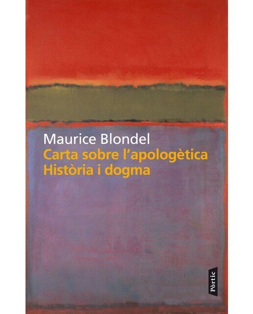 Carta Sobre L'Apologètica. Història I Dogma 1