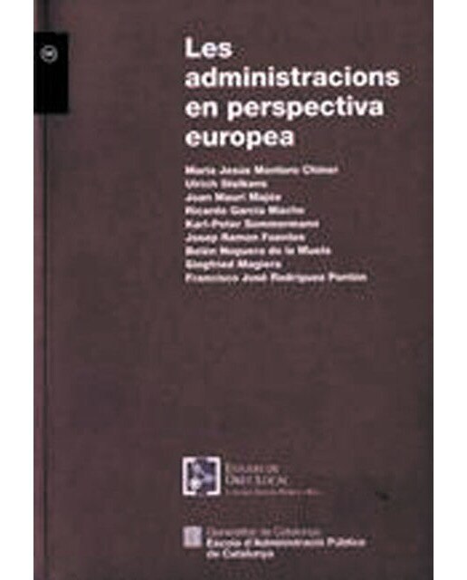 Administracions en perspectiva europea/les(Tapa blanda) 1