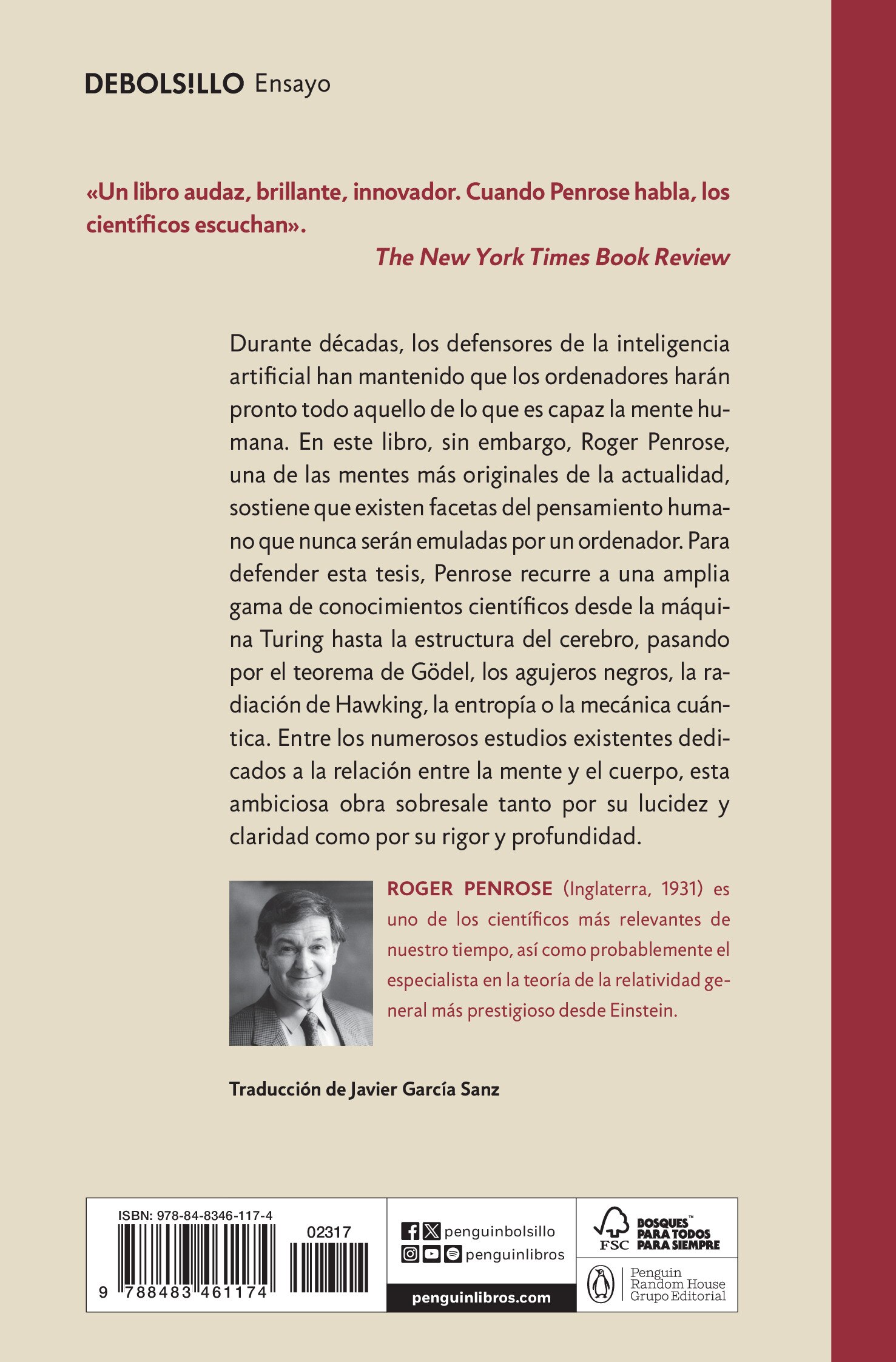 La nueva mente del emperador(Bolsillo) (Tapa blanda) 2
