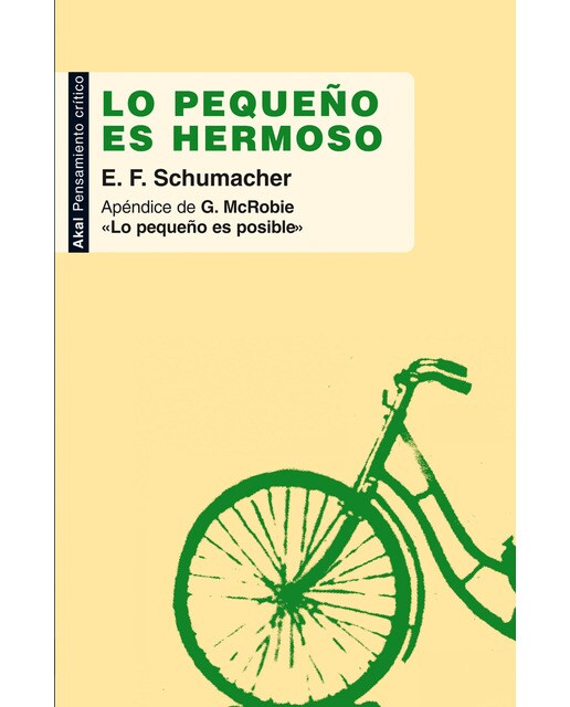 Lo pequeño es hermoso(Tapa blanda) 1
