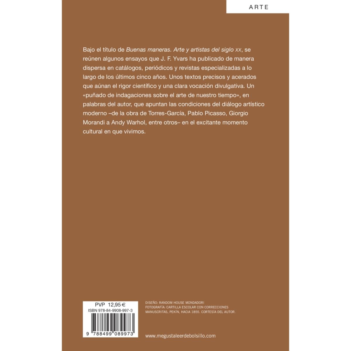 Buenas maneras: Arte y artistas del siglo XX (Bolso) (Capa mole) 2