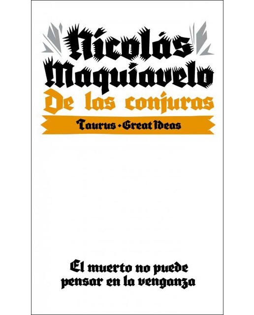De las conjuras (Serie Great Ideas) (Capa mole) 1