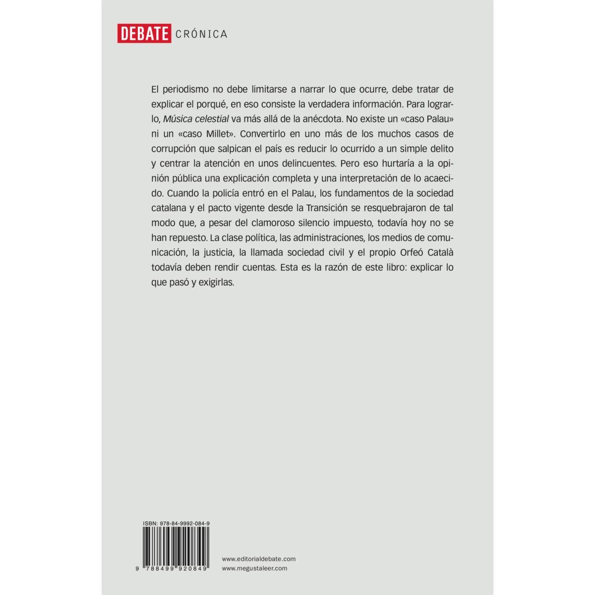 Música celestial: Del mal llamado caso Millet o caso Palau (Capa mole) 2