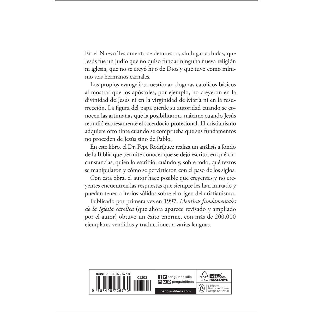 Mentiras fundamentales de la Iglesia Católica: (Edición revisada) (Bolso) (Capa mole) 2