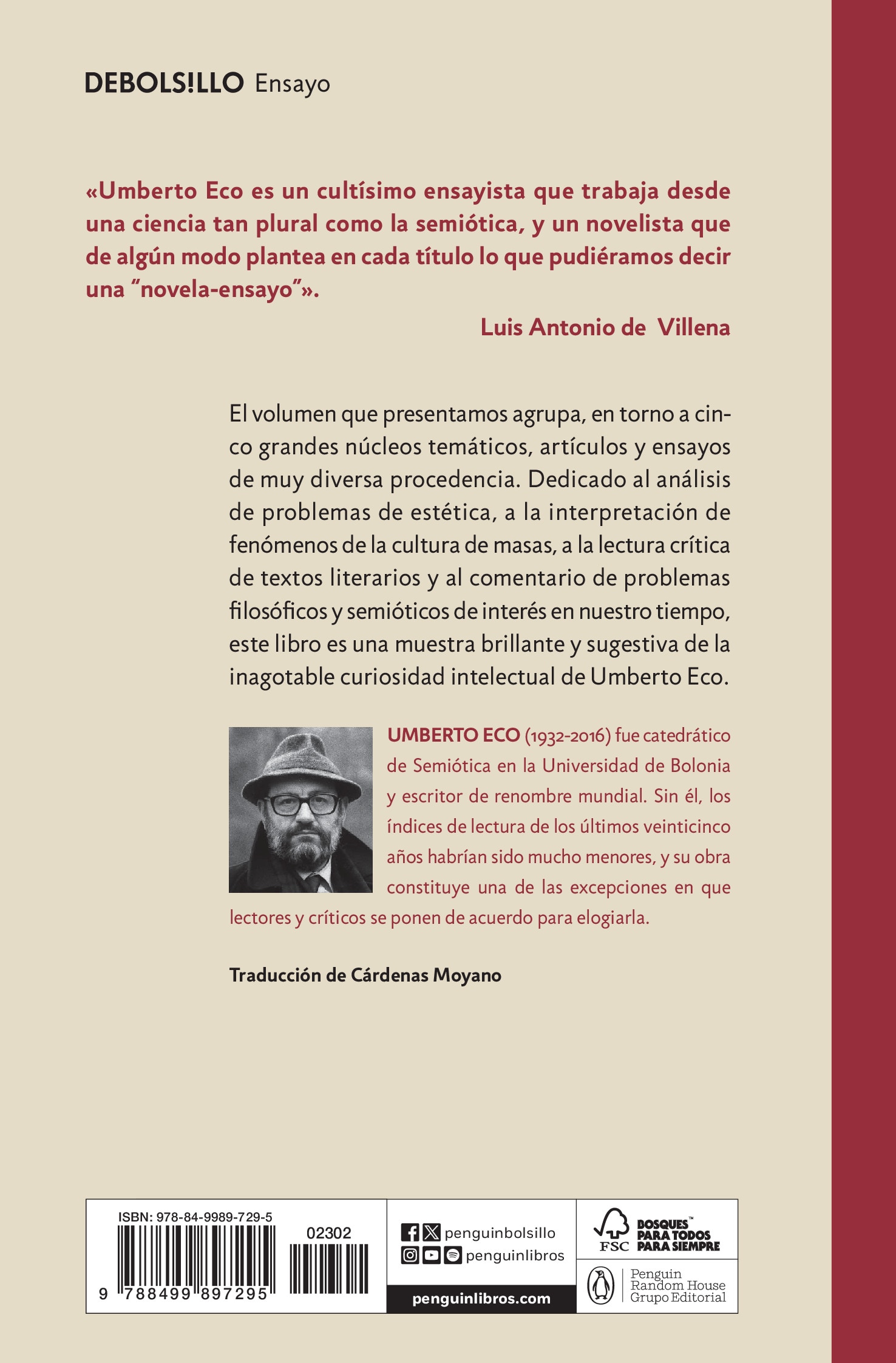 De los espejos y otros ensayos(Bolsillo) (Tapa blanda) 2