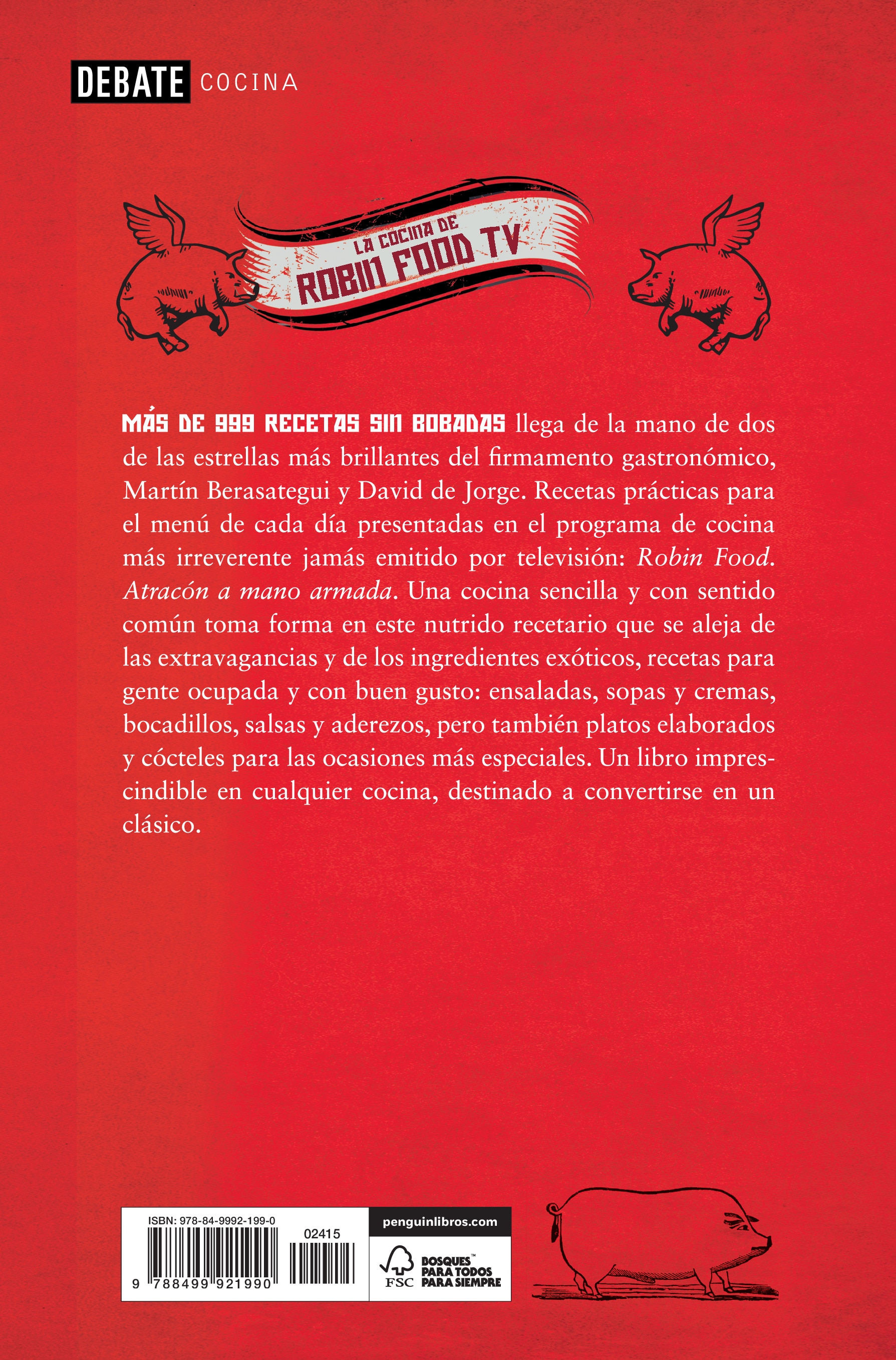 Imagen 2 de Más de 999 recetas sin bobadas: La cocina de Robin Food TV  (Tapa blanda)
