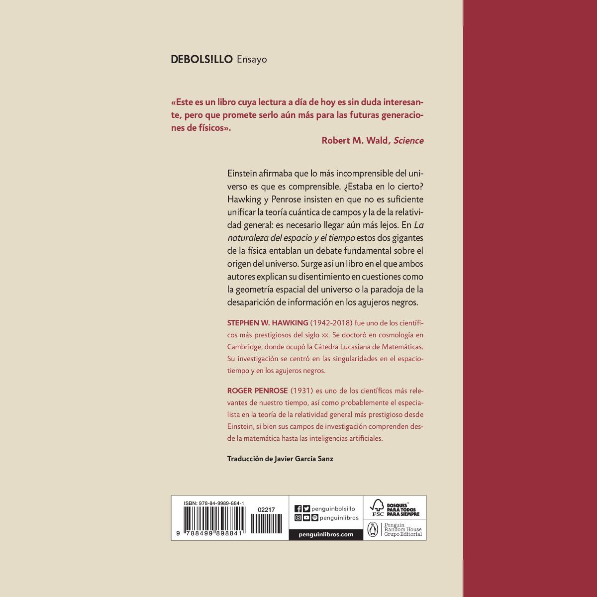 La naturaleza del espacio y el tiempo (Bolsillo) (Tapa blanda) 2