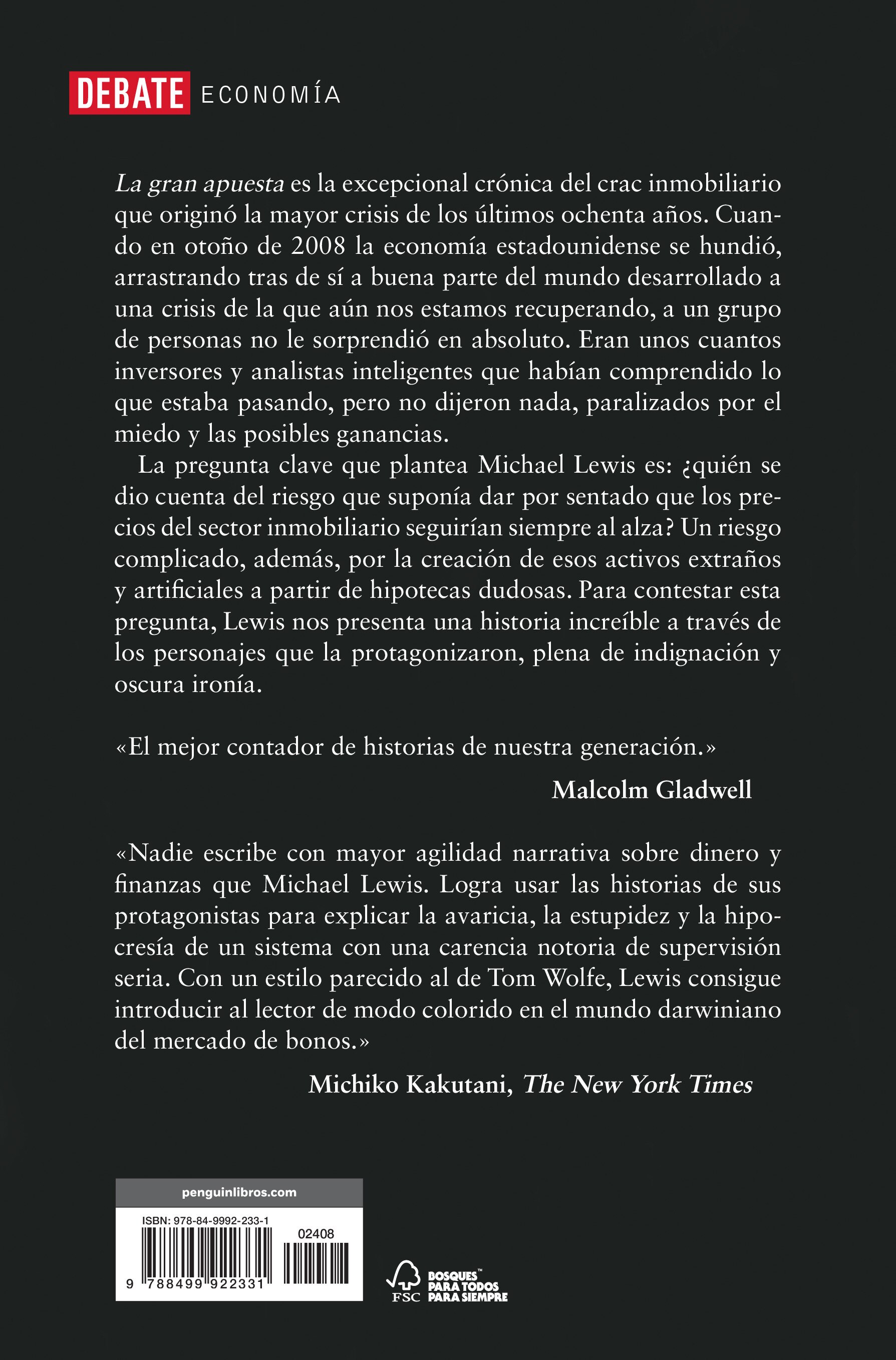 La gran apuesta(Tapa blanda) 2