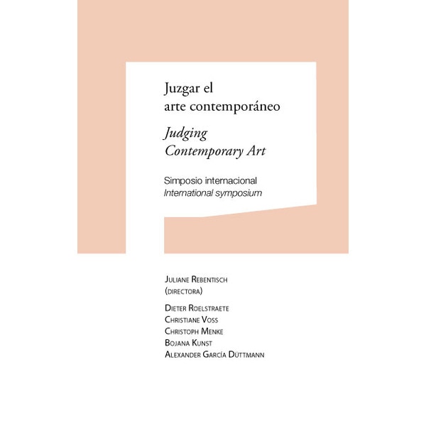 Juzgar el arte contemporaneo (Tapa blanda con solapas) 1