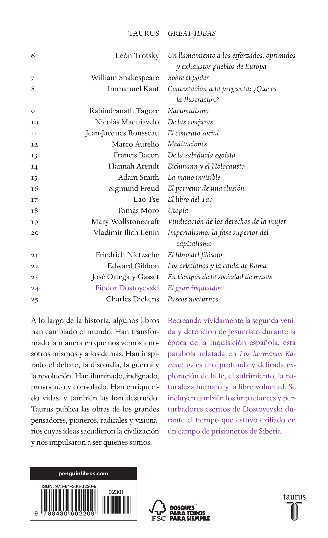 El gran inquisidor (Serie Great Ideas) (Capa mole) 2