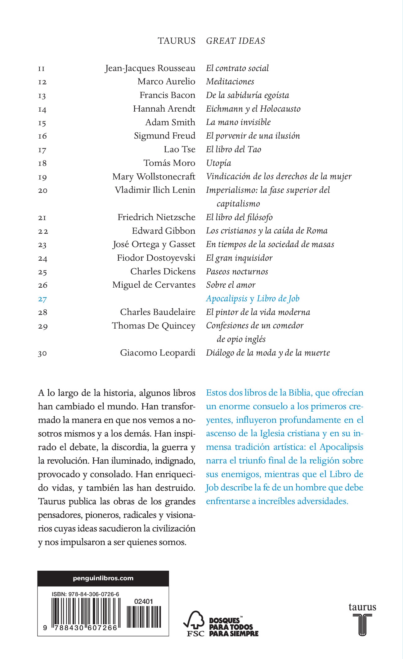 Apocalipsis y Libro de Job (Serie Great Ideas) (Capa mole) 2