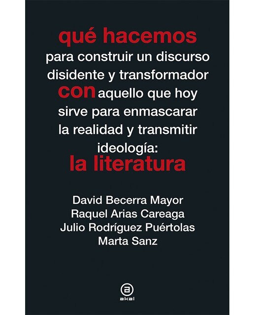 Qué hacemos con la literatura(Tapa blanda) 1