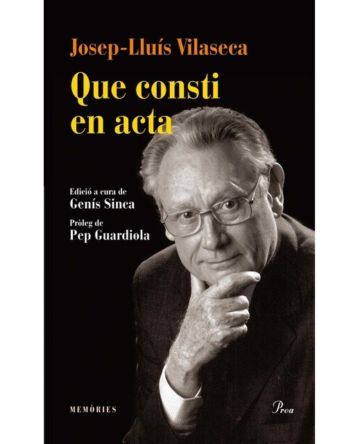 Que consti en acta: Memòries (Capa mole com abas) 1