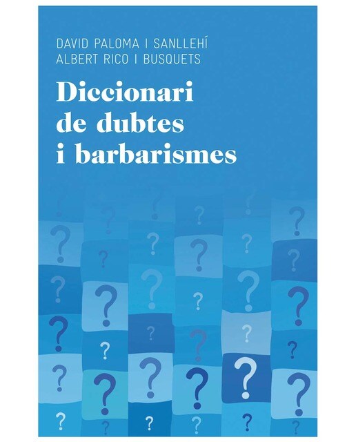 Imagen 0 de Diccionari de dubtes i barbarismes (Tapa blanda)