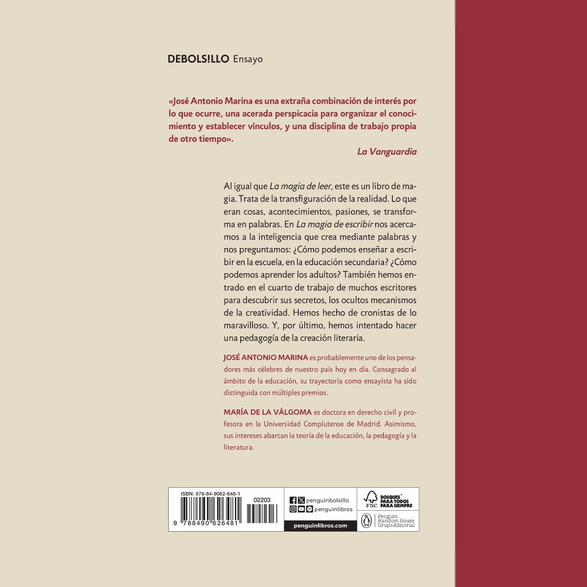 La magia de escribir(Bolsillo) (Tapa blanda) 2