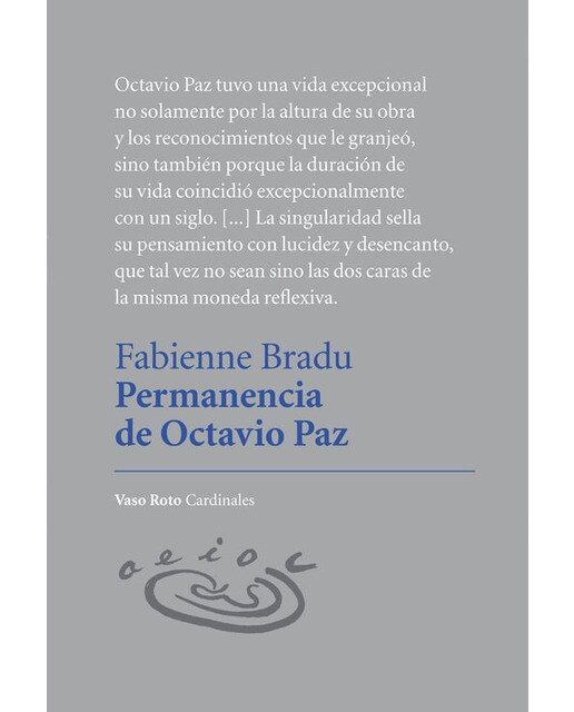 Permanencia de octavio paz(Tapa blanda) 1