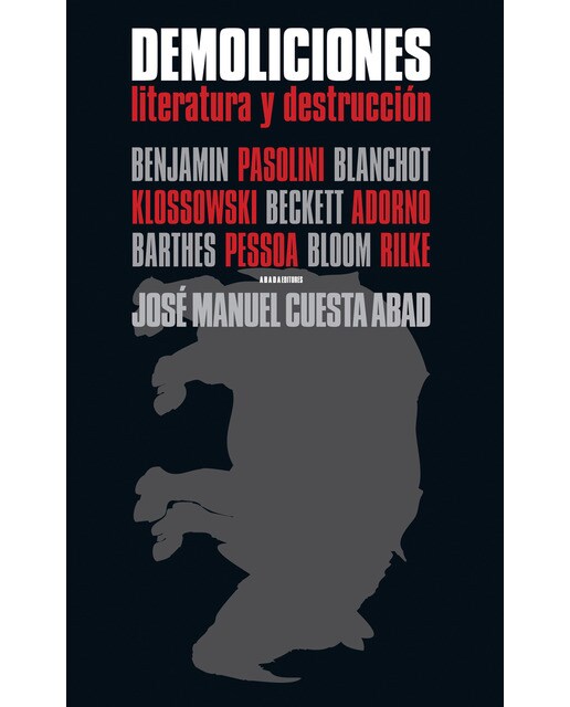 Demoliciones. Literatura Y Destrucción 1