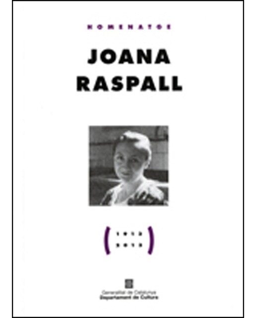 Homenatge joana raspall (1913-2013)(Tapa blanda) 1