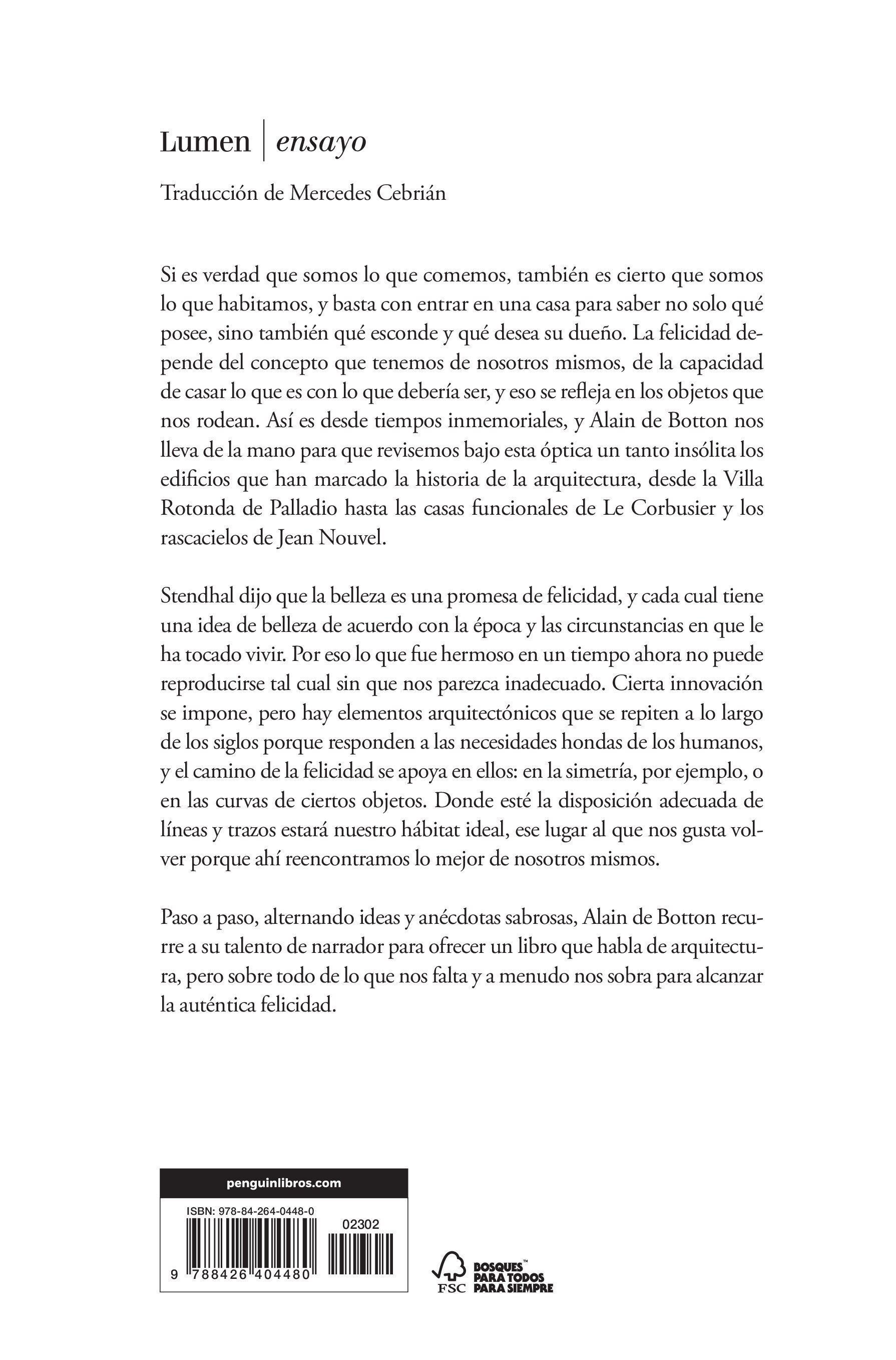 La arquitectura de la felicidad (Tapa blanda) 2