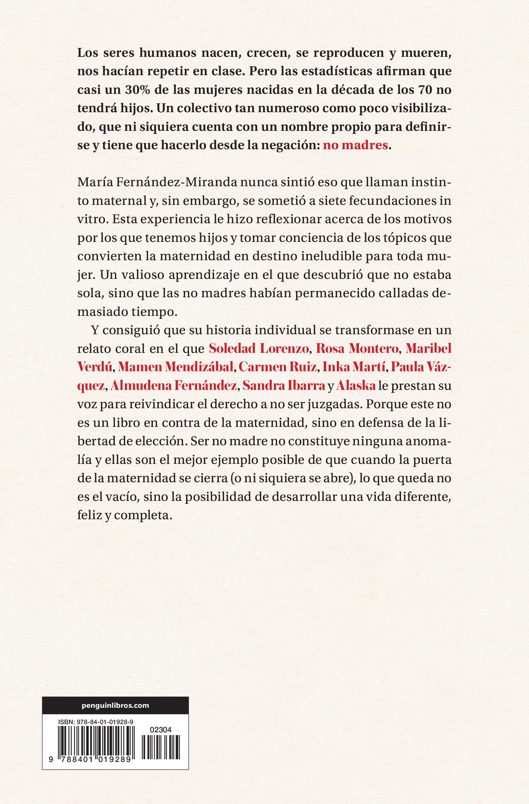 No madres: Mujeres sin hijos contra los tópicos (Tapa blanda) 2
