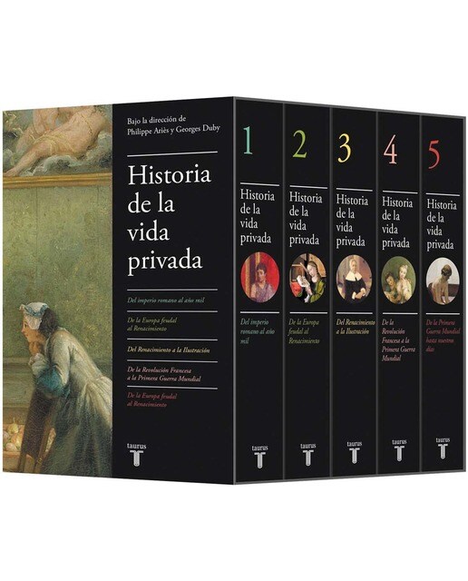 Historia de la vida privada (edición estuche con los cinco volúmenes) (Capa dura) 1