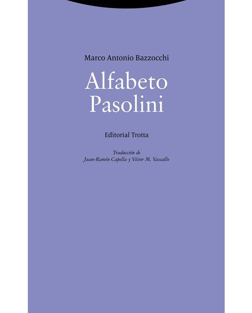 Imagen 0 de Alfabeto Pasolini  (Tapa blanda con solapas)