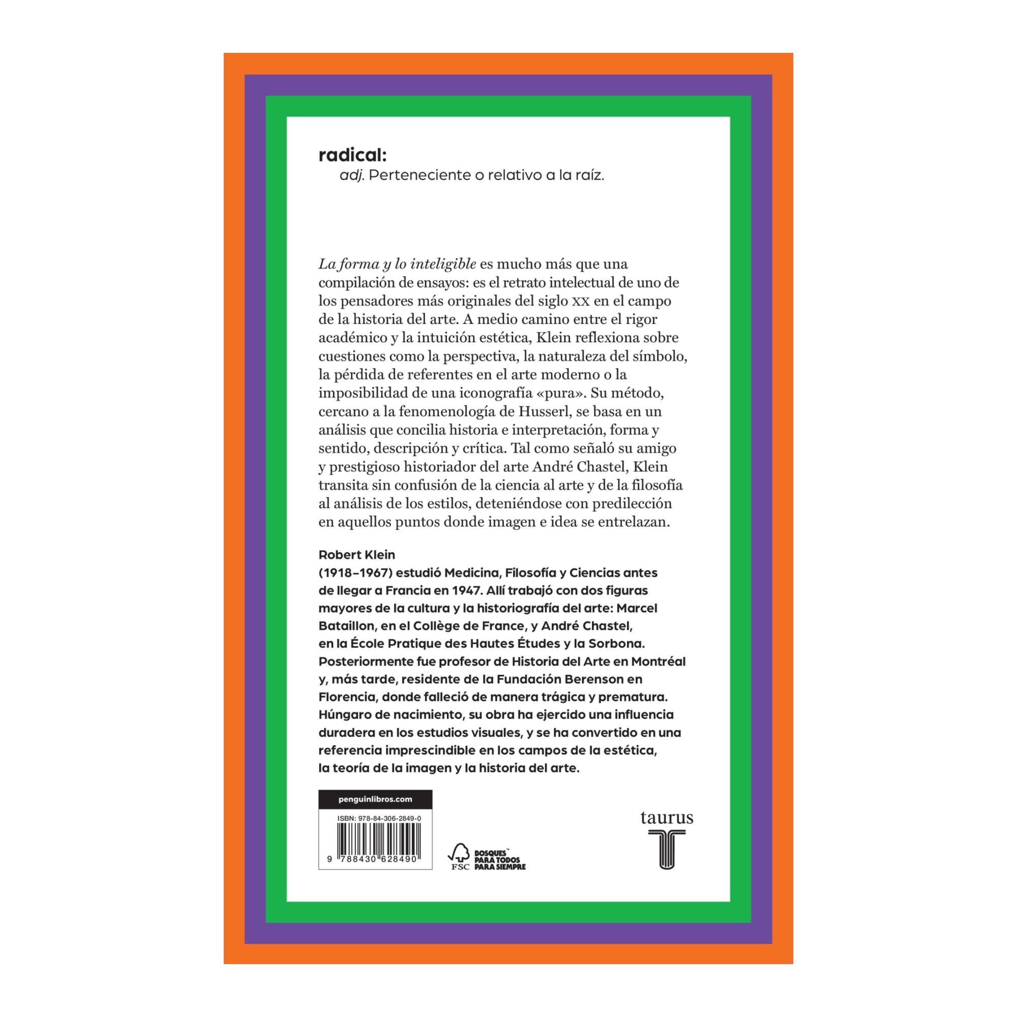 La forma y lo inteligible: Escritos sobre el Renacimiento y el arte moderno (Capa mole) 2