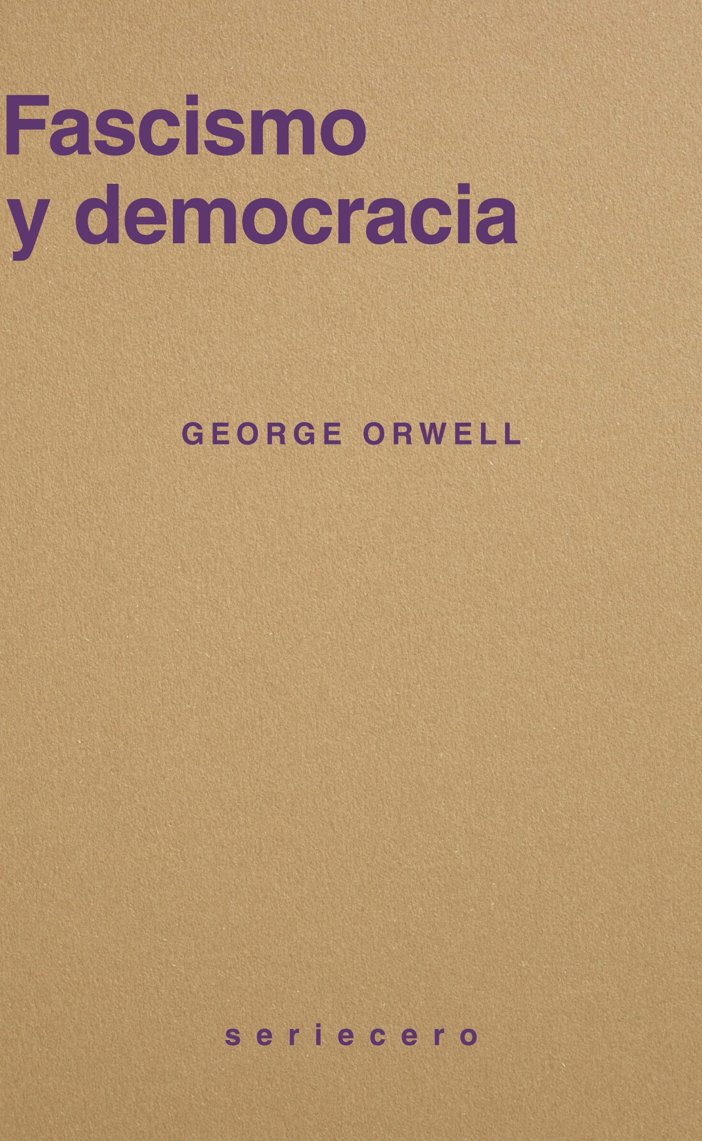 Imagem 0 de FASCISMO Y DEMOCRACIA  (Capa Mole)