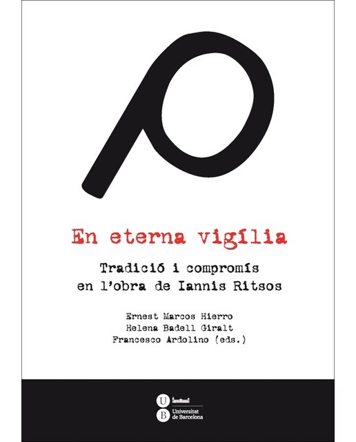 Imagen 1 de En eterna vigília: Tradició i compromís en l'obra de iannis ritsos (Tapa blanda)