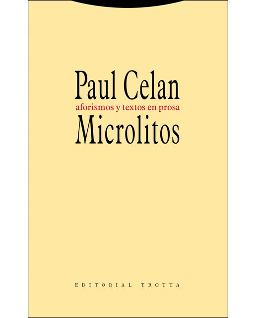 Imagen 0 de Microlitos: Aforismos y textos en prosa (Tapa blanda)