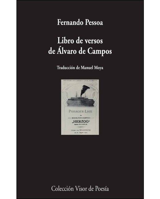 Libro de versos de Álvaro de Campos  (Tapa blanda Tapa blanda con solapas) 1