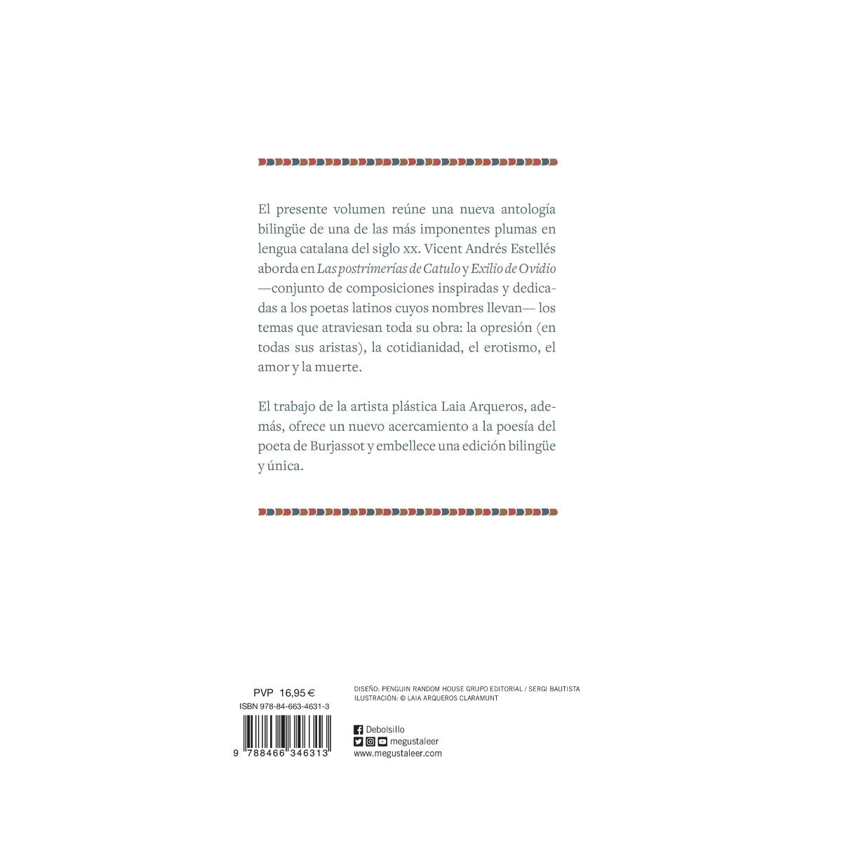 Las postrimerías de Catulo | Exilio de Ovidio  (Bolsillo) (Tapa dura) 2