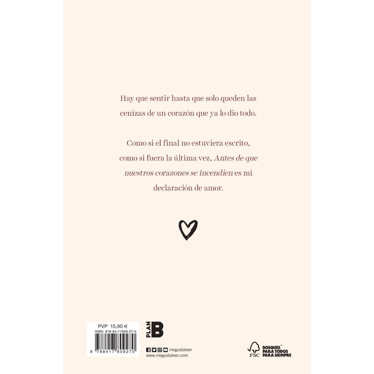 Antes de que nuestros corazones se incendien (Tapa blanda) 2