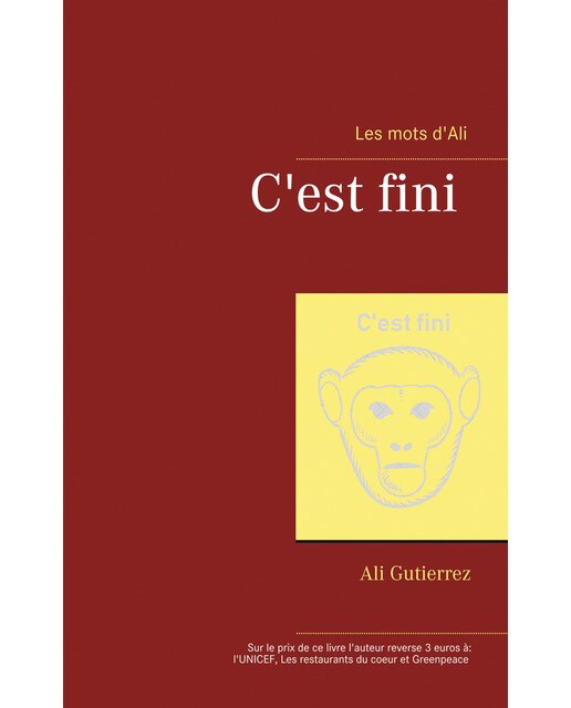 Les mots d'ali: C'est fini(Tapa blanda) 1