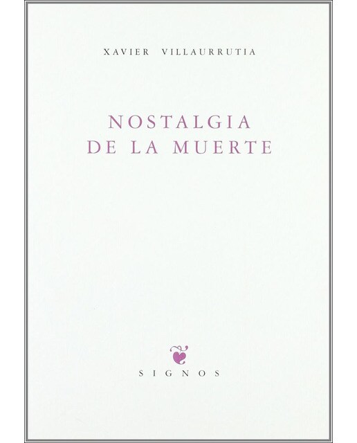 Nostalgia de la muerte(Tapa blanda) 1