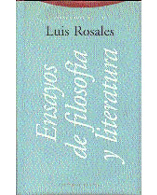 Obras completas vol. 4: Ensayos de filosofía y literatura(Tapa dura) 1