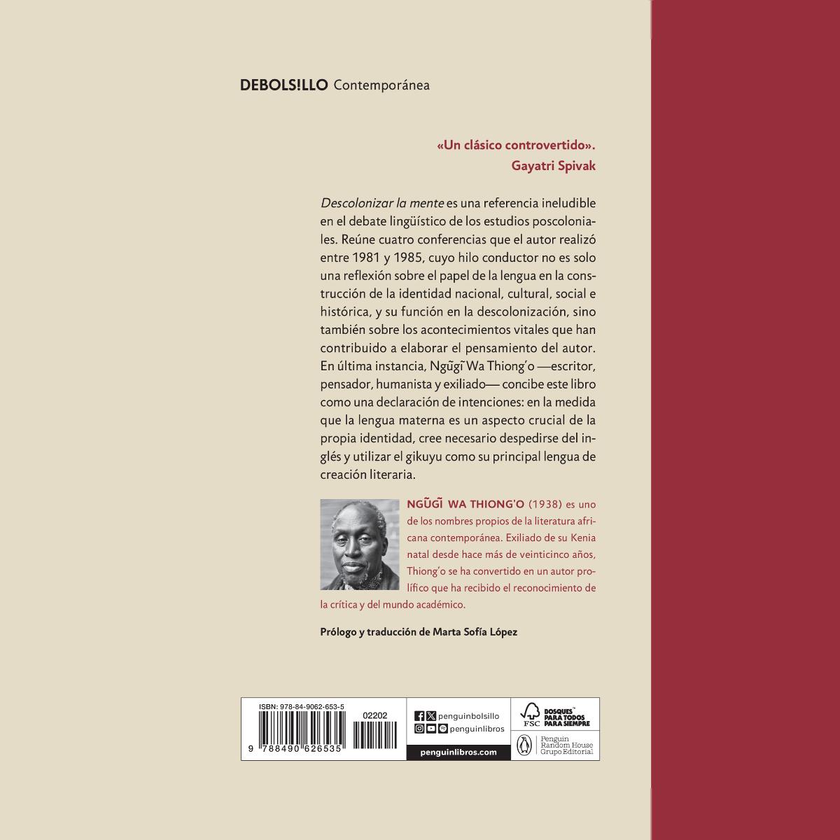 Descolonizar la mente: La política lingüística de la literatura africana (Bolsillo) (Tapa blanda) 2
