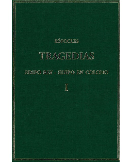 Imagen 0 de Tragedias. Vol. I: Edipo rey; Edipo en Colono