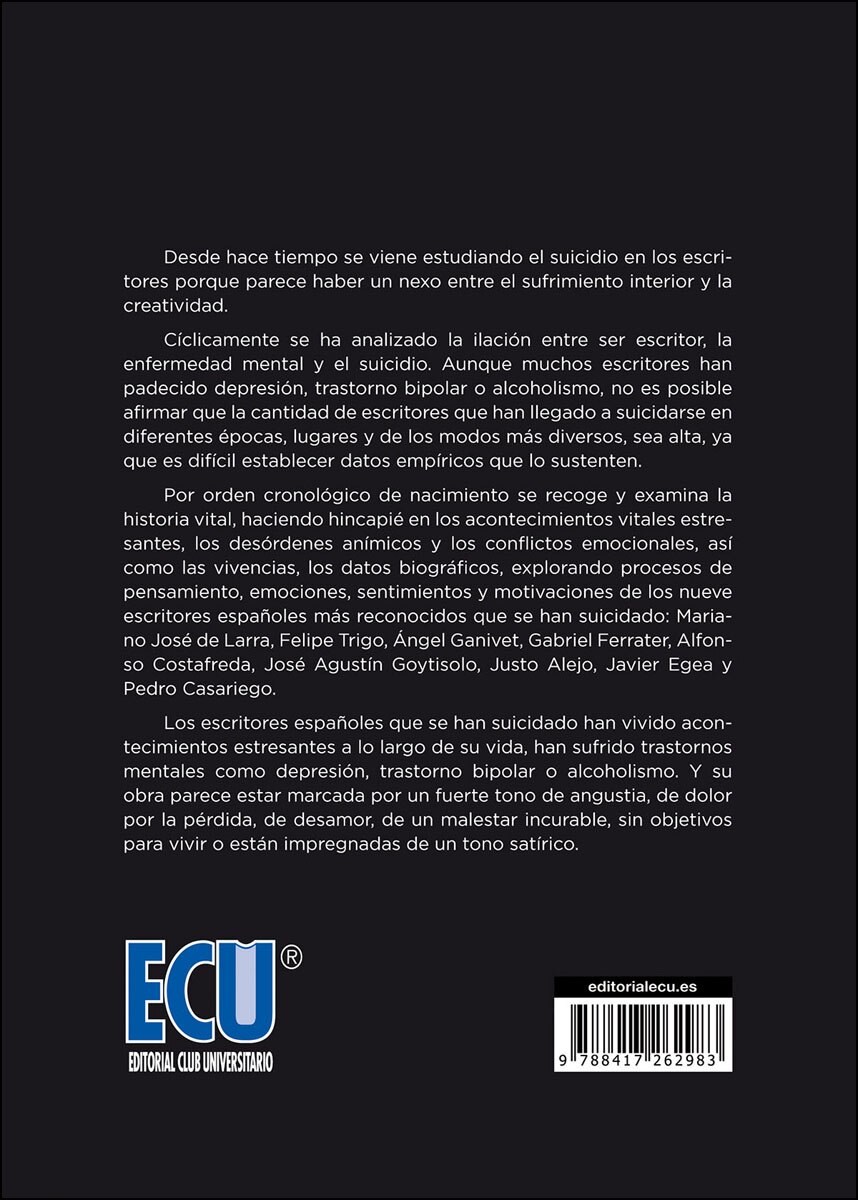 Escritores españoles suicidas (Tapa blanda) 2