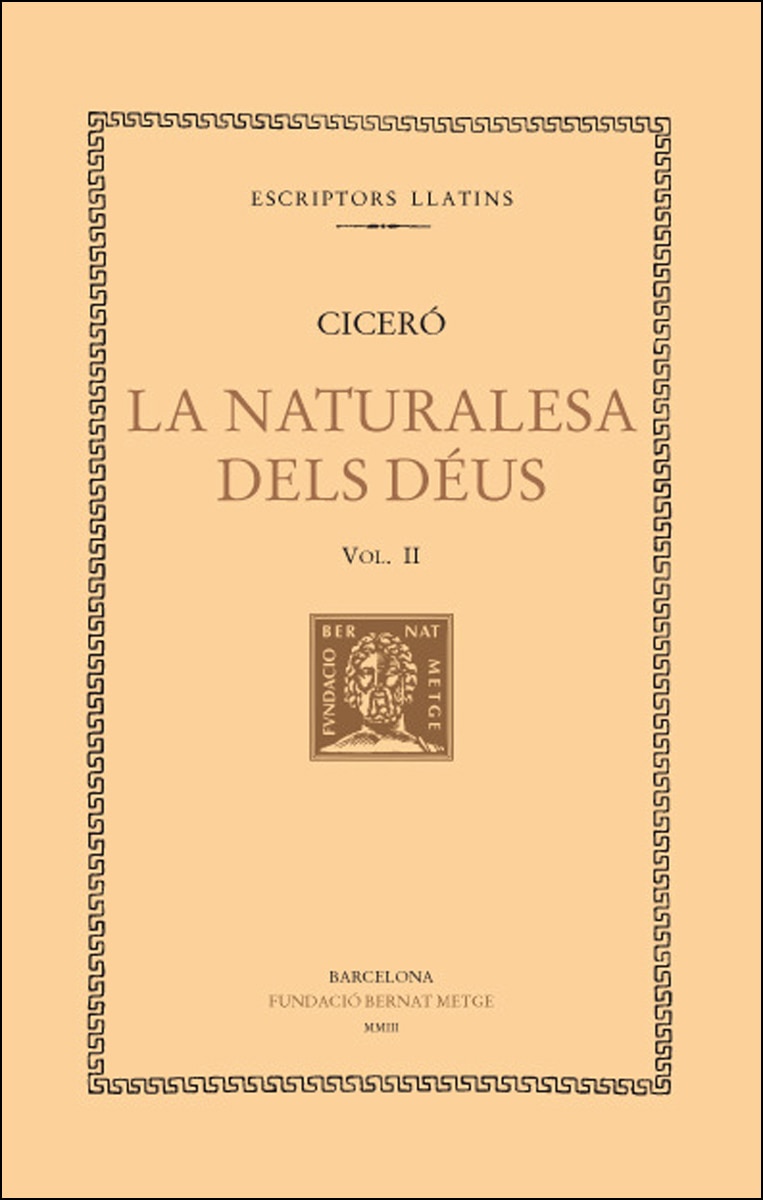 La naturalesa dels déus, vol. II i últim